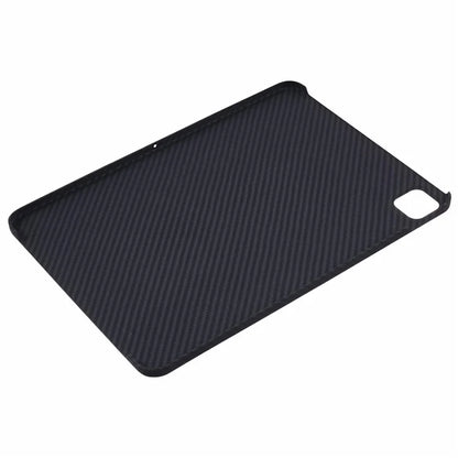 For iPad Pro 11-inch (2018) / (2020) / (2021) / (2022) Aramid Fiber Case 1500D Coarse Texture Tablet Cover, Black