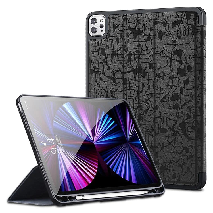 X-LEVEL Fashion Texture Series for iPad Pro 11 (2018) / (2020) / (2021) / (2022) Leather Case Stand Tablet Cover