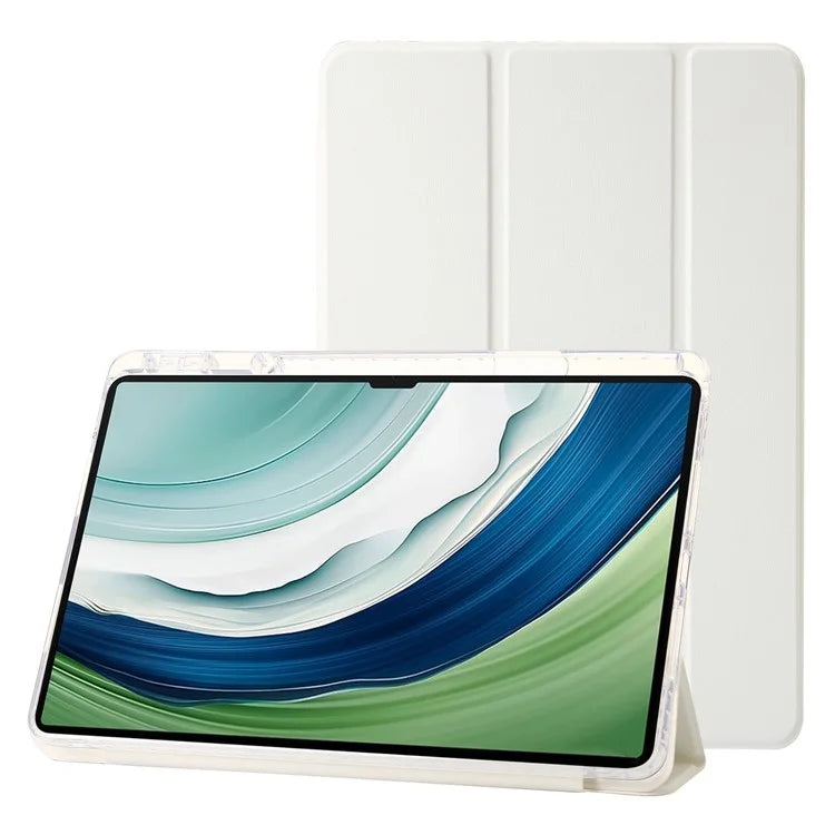 For Huawei MatePad Pro 13.2 Tablet Case Bump Proof TPU+Acrylic+PU Tri-fold Stand Cover