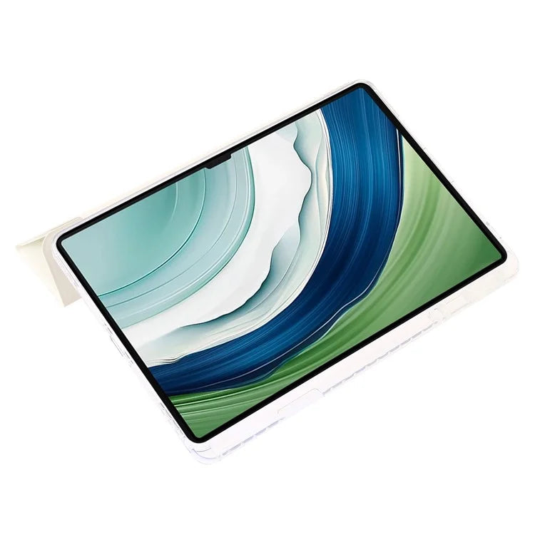 For Huawei MatePad Pro 13.2 Tablet Case Bump Proof TPU+Acrylic+PU Tri-fold Stand Cover