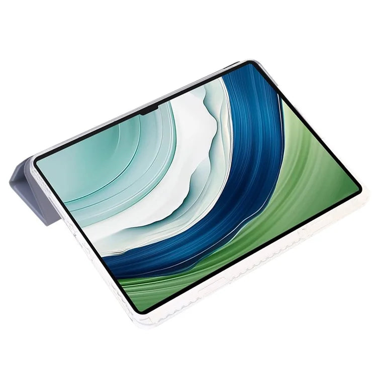 For Huawei MatePad Pro 13.2 Tablet Case Bump Proof TPU+Acrylic+PU Tri-fold Stand Cover