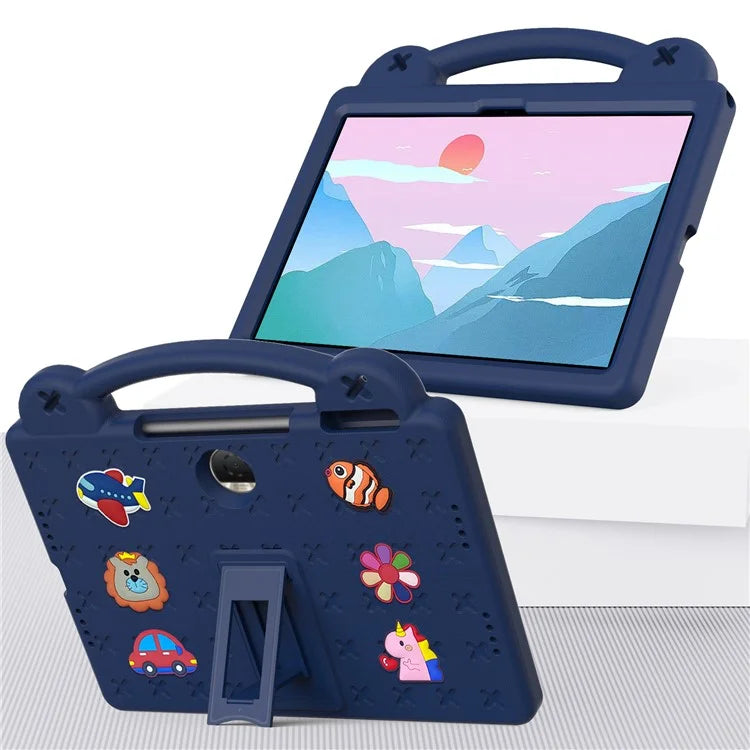 For Honor Pad 9 Tablet Case Anti-scratch EVA Cute Patterns Kickstand Cover with and Handle