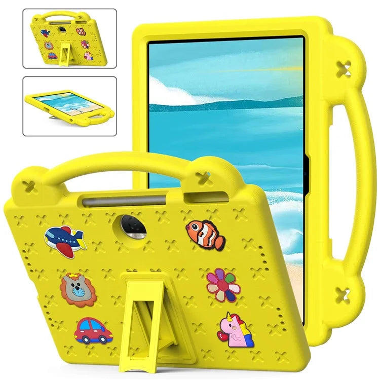 For Honor Pad 9 Tablet Case Anti-scratch EVA Cute Patterns Kickstand Cover with and Handle