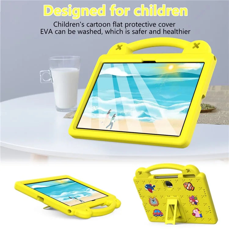 For Honor Pad 9 Tablet Case Anti-scratch EVA Cute Patterns Kickstand Cover with and Handle