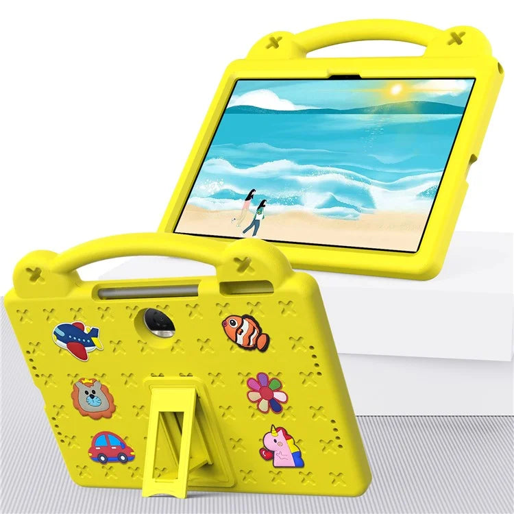 For Honor Pad 9 Tablet Case Anti-scratch EVA Cute Patterns Kickstand Cover with and Handle