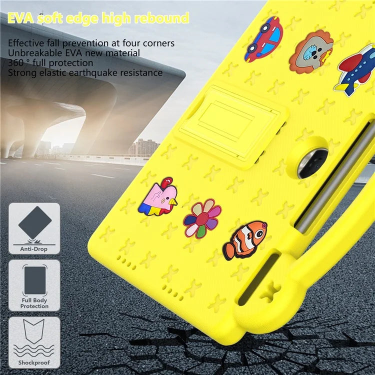 For Honor Pad 9 Tablet Case Anti-scratch EVA Cute Patterns Kickstand Cover with and Handle