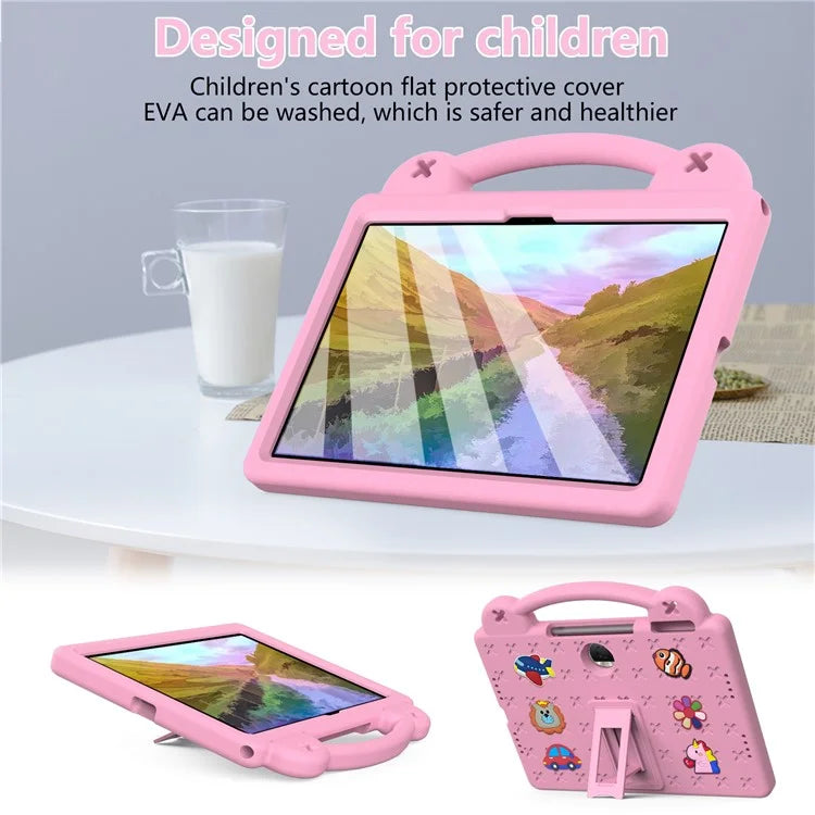 For Honor Pad 9 Tablet Case Anti-scratch EVA Cute Patterns Kickstand Cover with and Handle