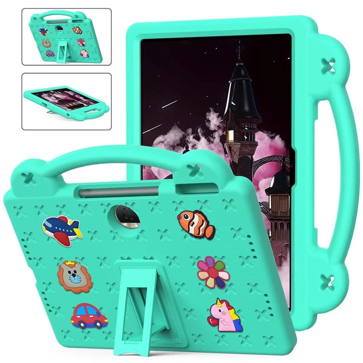 For Honor Pad 9 Tablet Case Anti-scratch EVA Cute Patterns Kickstand Cover with and Handle