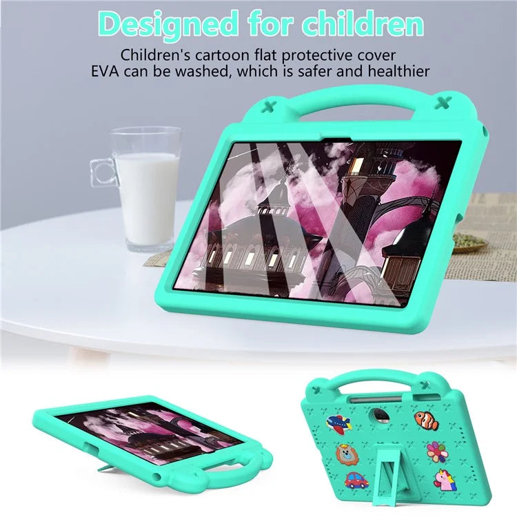 For Honor Pad 9 Tablet Case Anti-scratch EVA Cute Patterns Kickstand Cover with and Handle