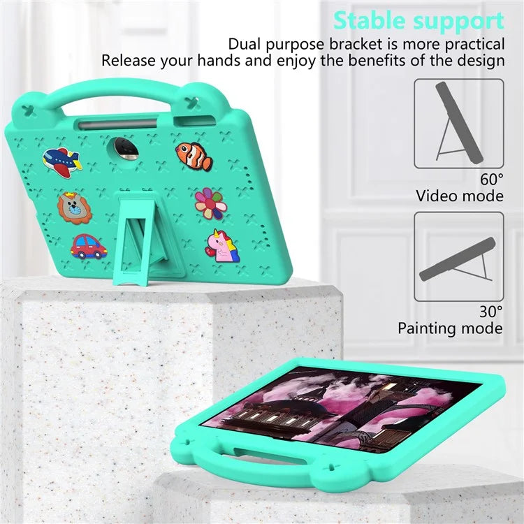 For Honor Pad 9 Tablet Case Anti-scratch EVA Cute Patterns Kickstand Cover with and Handle