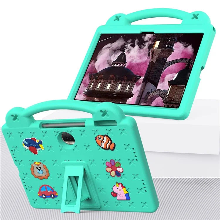 For Honor Pad 9 Tablet Case Anti-scratch EVA Cute Patterns Kickstand Cover with and Handle