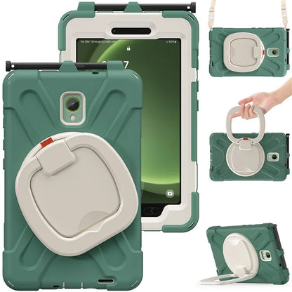 For Samsung Galaxy Tab Active5 SM-X300 Case Kickstand Rugged Tablet Cover with Shoulder Strap