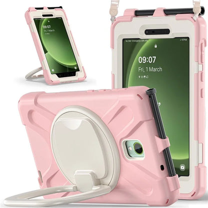 For Samsung Galaxy Tab Active5 SM-X300 Case Kickstand Rugged Tablet Cover with Shoulder Strap