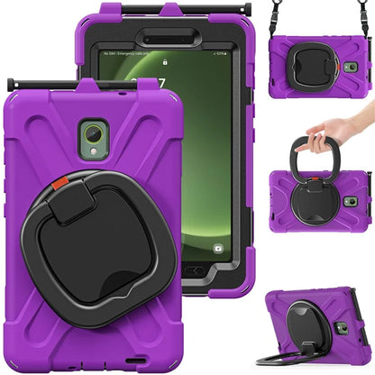 For Samsung Galaxy Tab Active5 SM-X300 Case Kickstand Rugged Tablet Cover with Shoulder Strap