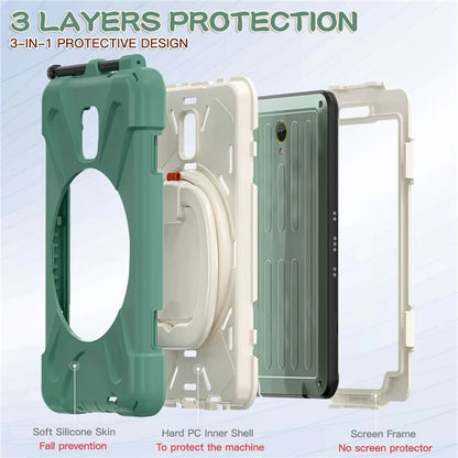 For Samsung Galaxy Tab Active5 SM-X300 Kickstand Case Rugged Shockproof Tablet Cover