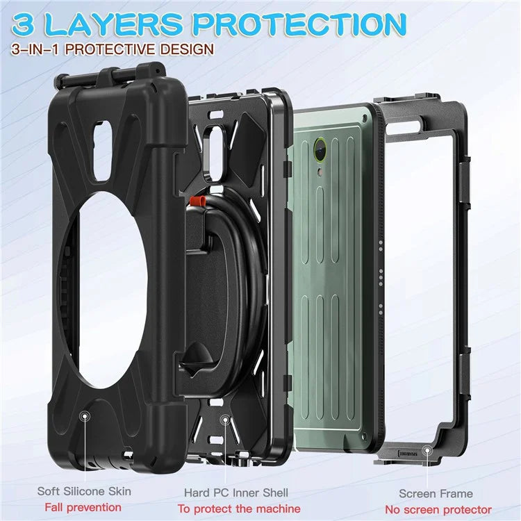 For Samsung Galaxy Tab Active5 SM-X300 Kickstand Case Rugged Shockproof Tablet Cover