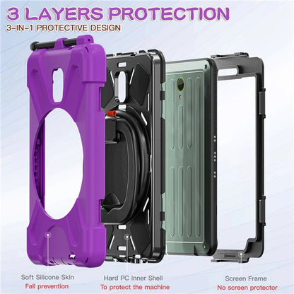 For Samsung Galaxy Tab Active5 SM-X300 Kickstand Case Rugged Shockproof Tablet Cover