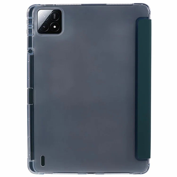For Xiaomi Pad 6S Pro 12.4 Case Tri-fold Stand Leather Tablet Cover with Pen Slot