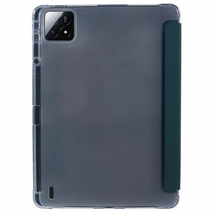 For Xiaomi Pad 6S Pro 12.4 Case Tri-fold Stand Leather Tablet Cover with Pen Slot