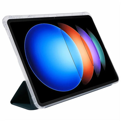 For Xiaomi Pad 6S Pro 12.4 Case Tri-fold Stand Leather Tablet Cover with Pen Slot