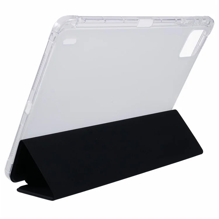 For Xiaomi Pad 6S Pro 12.4 Case Tri-fold Stand Leather Tablet Cover with Pen Slot