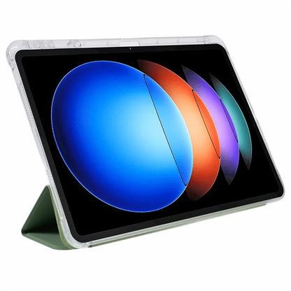 For Xiaomi Pad 6S Pro 12.4 Case Tri-fold Stand Leather Tablet Cover with Pen Slot