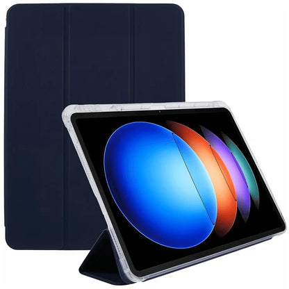 For Xiaomi Pad 6S Pro 12.4 Case Tri-fold Stand Leather Tablet Cover with Pen Slot