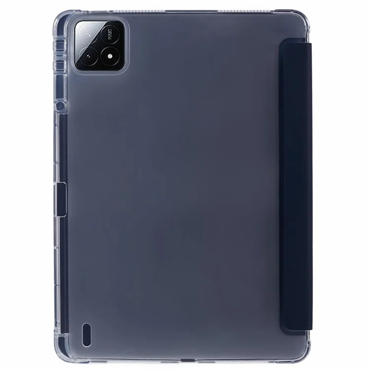 For Xiaomi Pad 6S Pro 12.4 Case Tri-fold Stand Leather Tablet Cover with Pen Slot