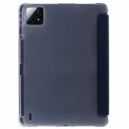 For Xiaomi Pad 6S Pro 12.4 Case Tri-fold Stand Leather Tablet Cover with Pen Slot
