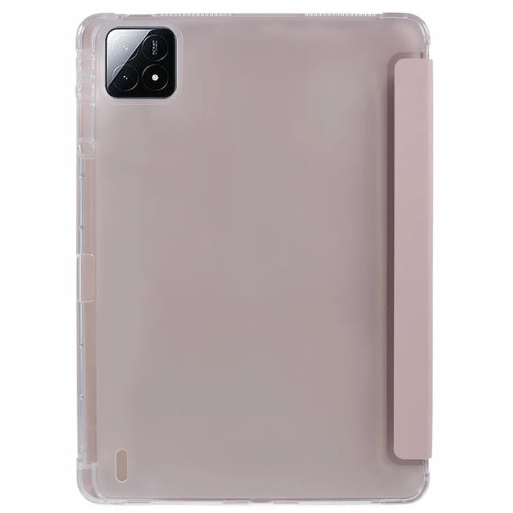 For Xiaomi Pad 6S Pro 12.4 Case Tri-fold Stand Leather Tablet Cover with Pen Slot