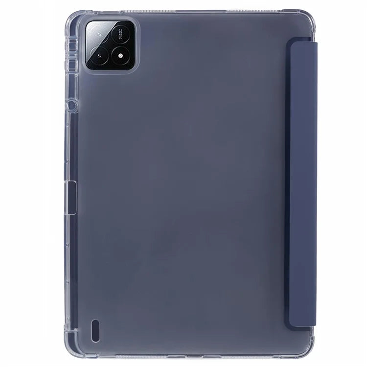 For Xiaomi Pad 6S Pro 12.4 Case Tri-fold Stand Leather Tablet Cover with Pen Slot