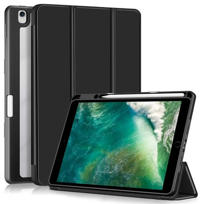 Case for iPad 10.2 (2019) / (2020) / (2021) / iPad Pro 10.5-inch (2017) / Air 10.5 inch (2019) Tri-fold Stand Leather Cover