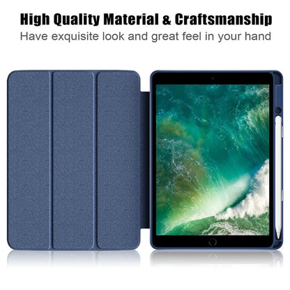 Case for iPad 10.2 (2019) / (2020) / (2021) / iPad Pro 10.5-inch (2017) / Air 10.5 inch (2019) Tri-fold Stand Leather Cover