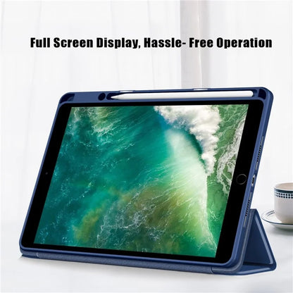 Case for iPad 10.2 (2019) / (2020) / (2021) / iPad Pro 10.5-inch (2017) / Air 10.5 inch (2019) Tri-fold Stand Leather Cover