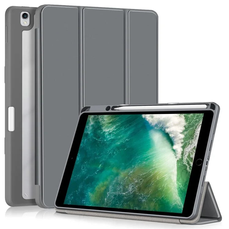 Case for iPad 10.2 (2019) / (2020) / (2021) / iPad Pro 10.5-inch (2017) / Air 10.5 inch (2019) Tri-fold Stand Leather Cover