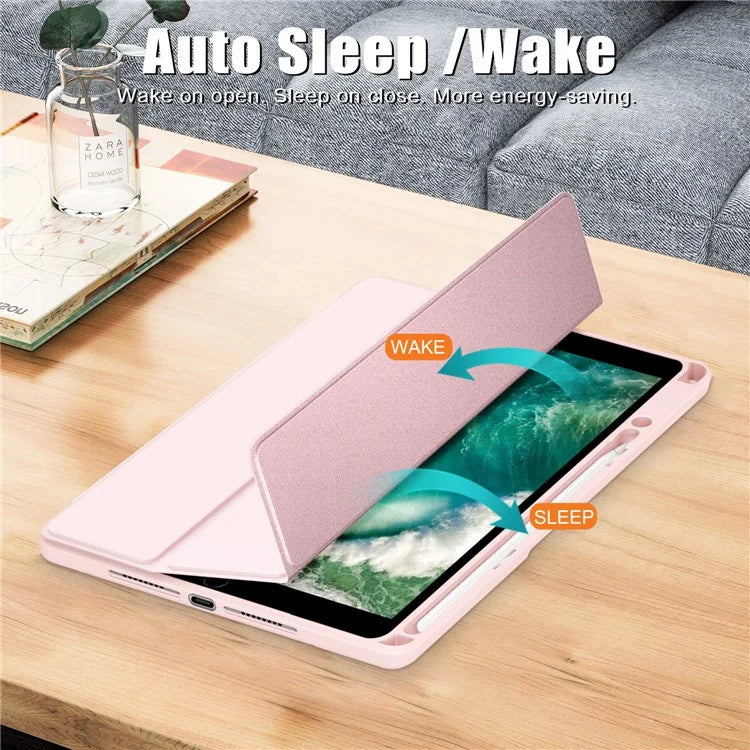 Case for iPad 10.2 (2019) / (2020) / (2021) / iPad Pro 10.5-inch (2017) / Air 10.5 inch (2019) Tri-fold Stand Leather Cover