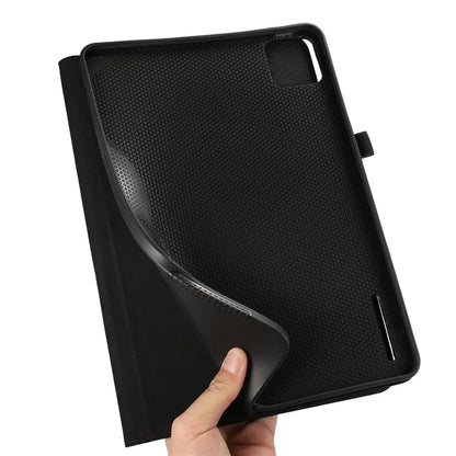 For Xiaomi Pad 6S Pro 12.4 Case Cloth Texture Leather Tablet Stand Cover with Card Holder