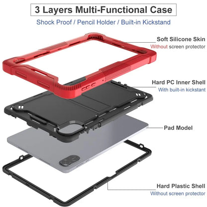 For Honor Pad X9 Protective Case Kickstand Shockproof Silicone + PC Tablet Cover