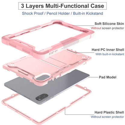 For Honor Pad X9 Protective Case Kickstand Shockproof Silicone + PC Tablet Cover