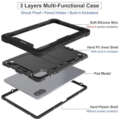For Honor Pad X9 Protective Case Kickstand Shockproof Silicone + PC Tablet Cover