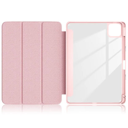 For Xiaomi Pad 6S Pro 12.4 Case Tri-fold Stand PU Leather Tablet Cover with Pen Slot