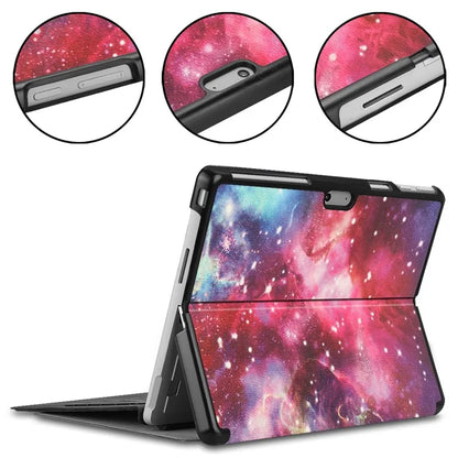 For Microsoft Surface Pro 10 / Pro 11 Case PU Leather Pattern Printing Stand Folio Tablet Cover