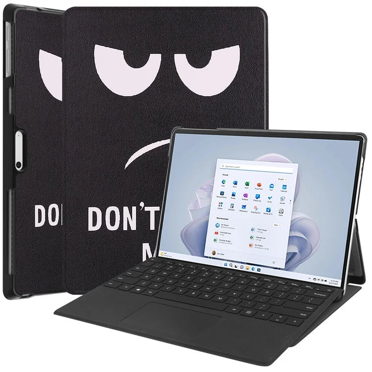 For Microsoft Surface Pro 10 / Pro 11 Case PU Leather Pattern Printing Stand Folio Tablet Cover