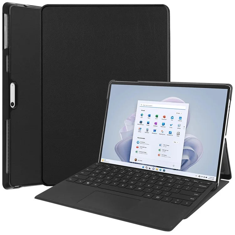For Microsoft Surface Pro 10 / Pro 11 Case PU Leather Folding Stand Folio Tablet Cover