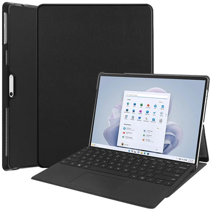 For Microsoft Surface Pro 10 / Pro 11 Case PU Leather Folding Stand Folio Tablet Cover