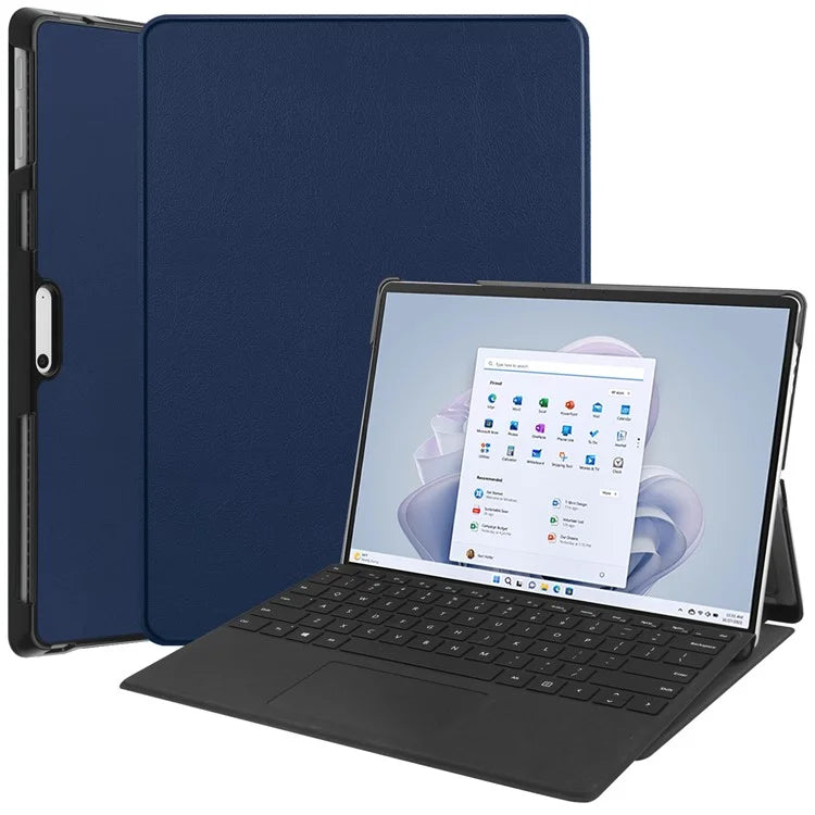 For Microsoft Surface Pro 10 / Pro 11 Case PU Leather Folding Stand Folio Tablet Cover
