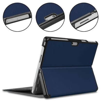 For Microsoft Surface Pro 10 / Pro 11 Case PU Leather Folding Stand Folio Tablet Cover