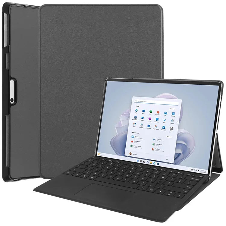 For Microsoft Surface Pro 10 / Pro 11 Case PU Leather Folding Stand Folio Tablet Cover
