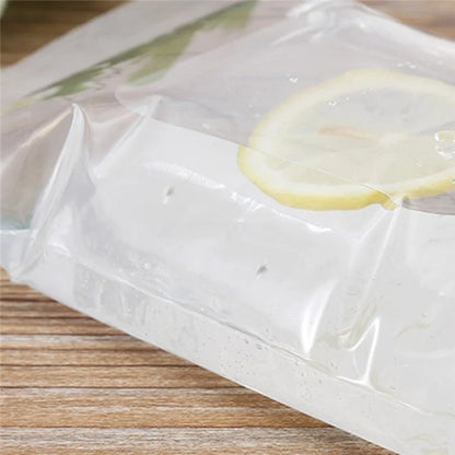 MX-054 100Pcs / Pack Grip Seal Bags 10 x 15cm Reusable PE Packaging for Beads Jewelry Snacks