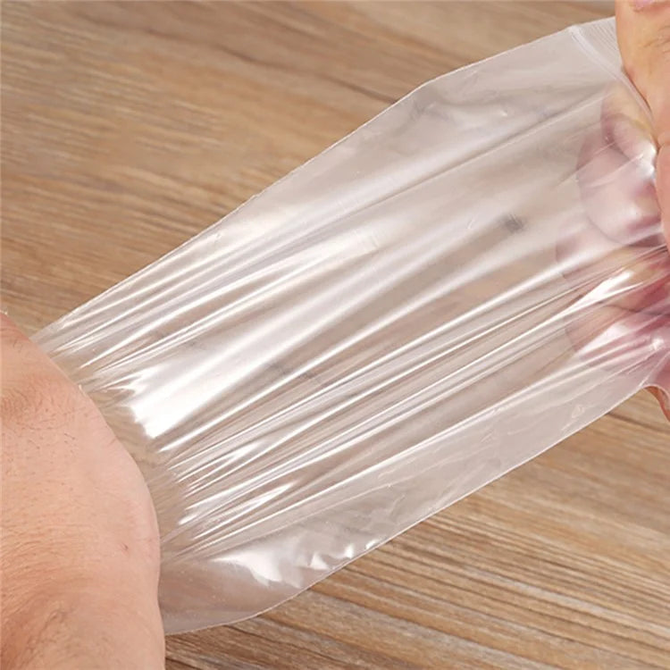 MX-054 100Pcs / Pack 5 x 7cm Clear Reclosable Zipper Bags PE Storage Pouches